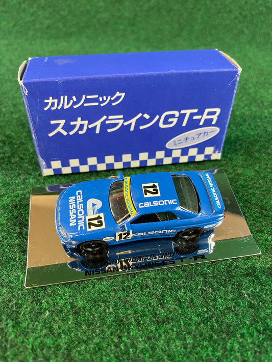 Calsonic Group A Nissan Skyline R32 GT-R Diecast Cars & Stand