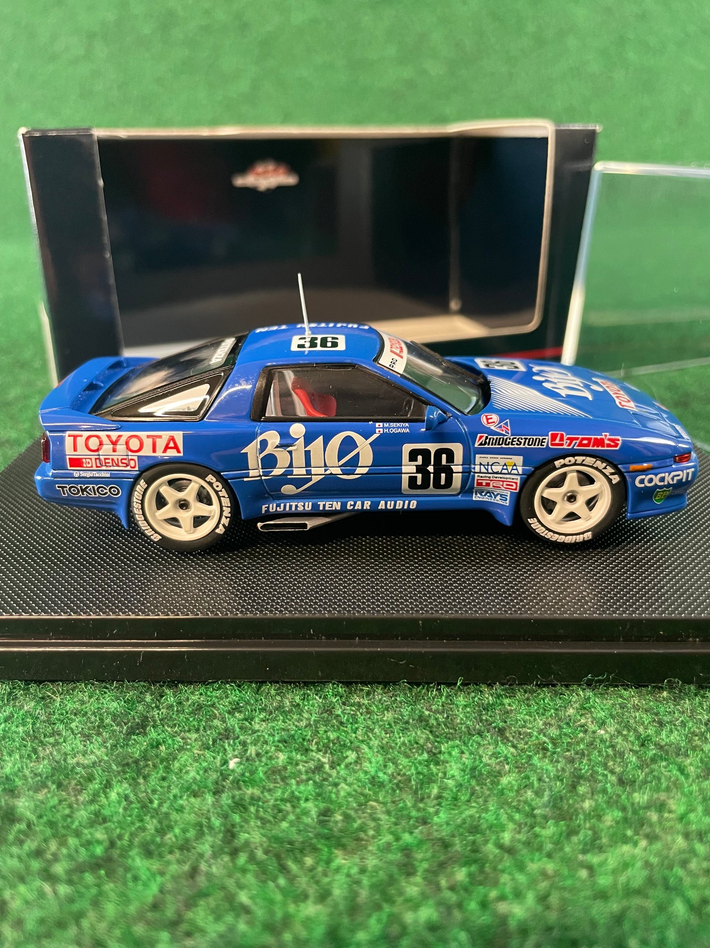 EBBRO - 1989 Bijo Tom’s Toyota Supra Gr. A No.36 1/43 Scale Diecast