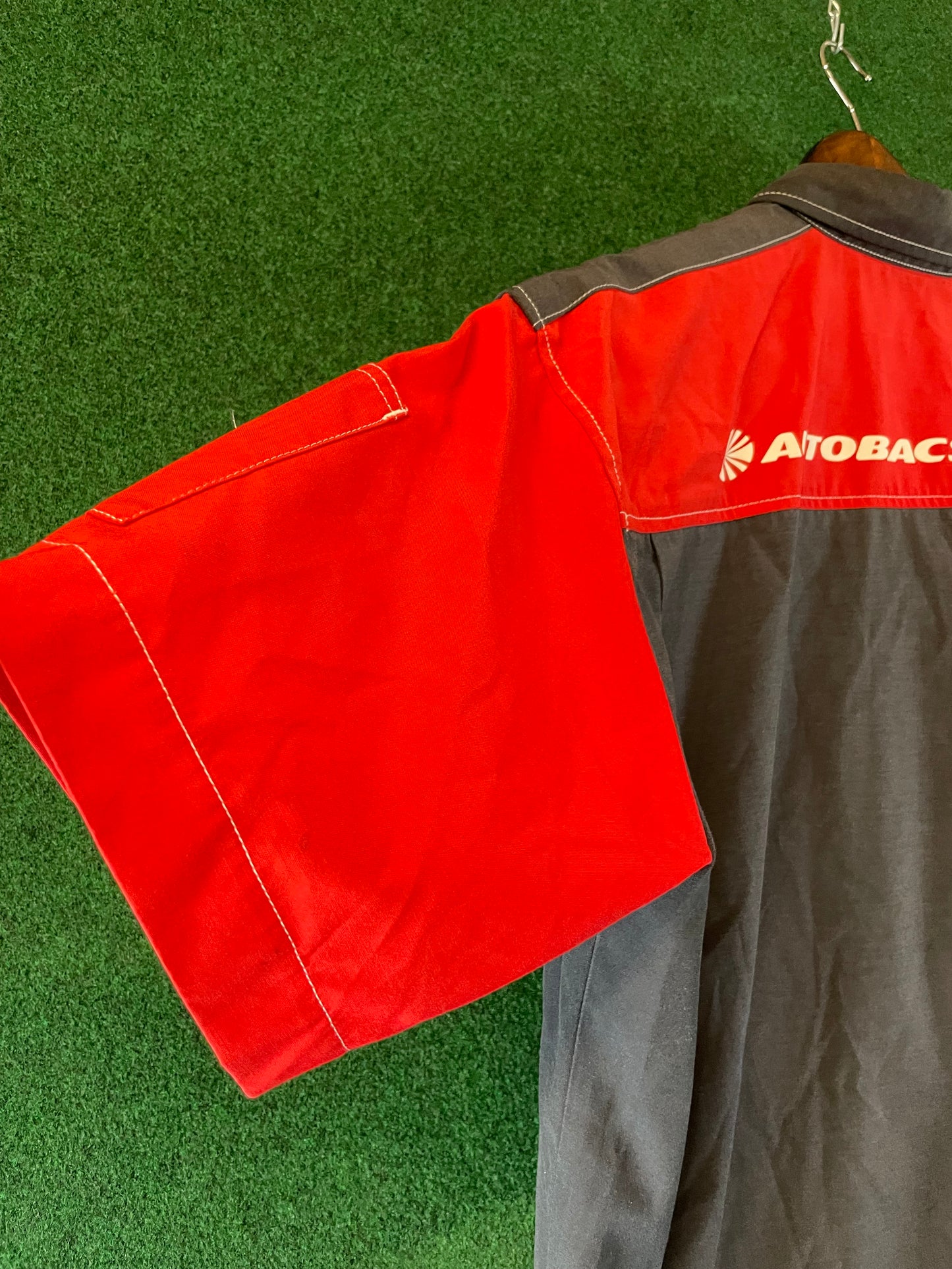 Super Autobacs - Employee Button Down Short Sleeved Shirt