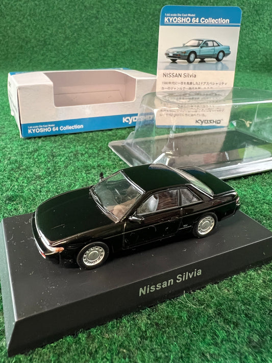KYOSHO 64 Collection - Nissan Silvia (Black) 1/64 Scale Diecast Car