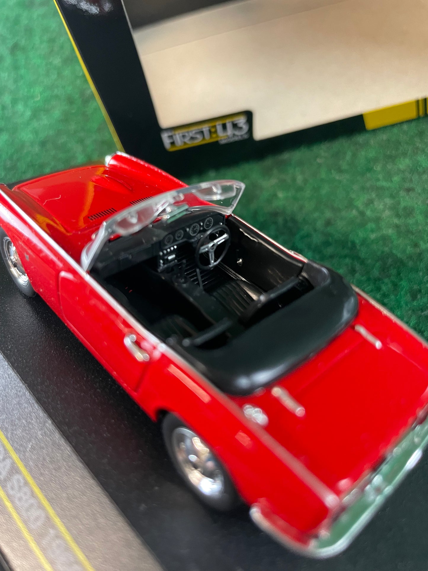 First43 Honda S800 Red Roof Open 1/43 Scale Diecast