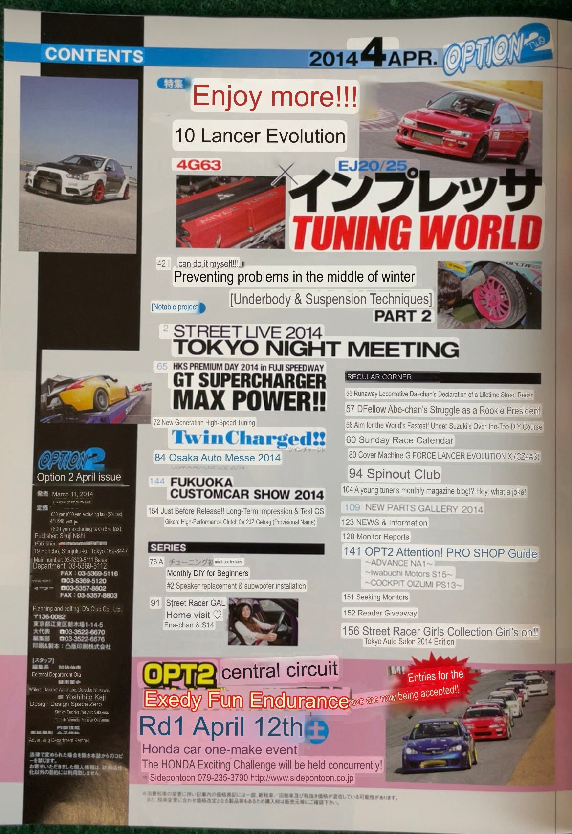 Option2 Magazine - April 2014