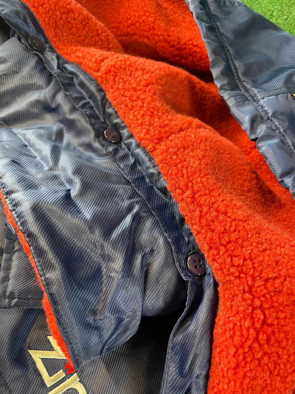 Zippo - Navy Blue & Red Insulated Bench Coat
