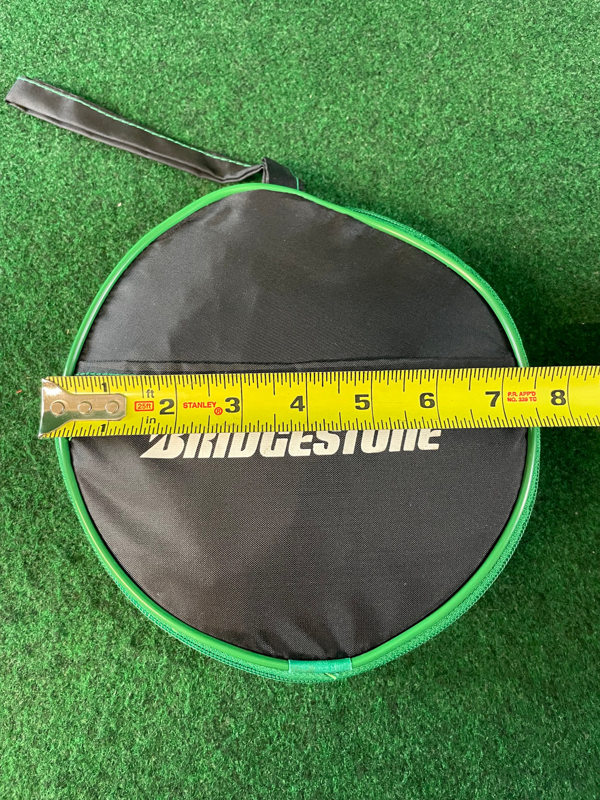 BRIDGESTONE - Black & Green Mini Collapsible Duffle Bag