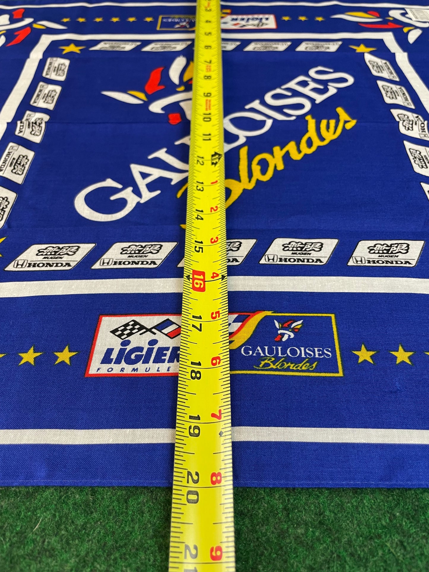 MUGEN Honda Gauloises Blondes Ligier Formula 1 Vintage Bandana Handkerchief Towel