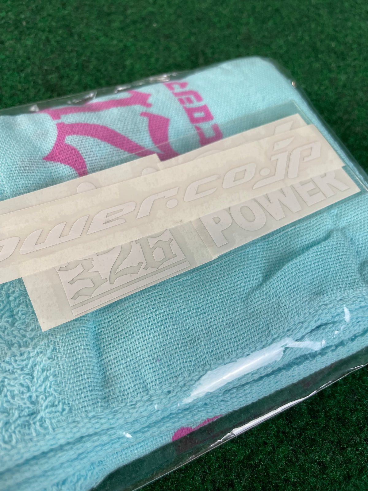 326POWER - Towel and Sticker Decal Sticker Set