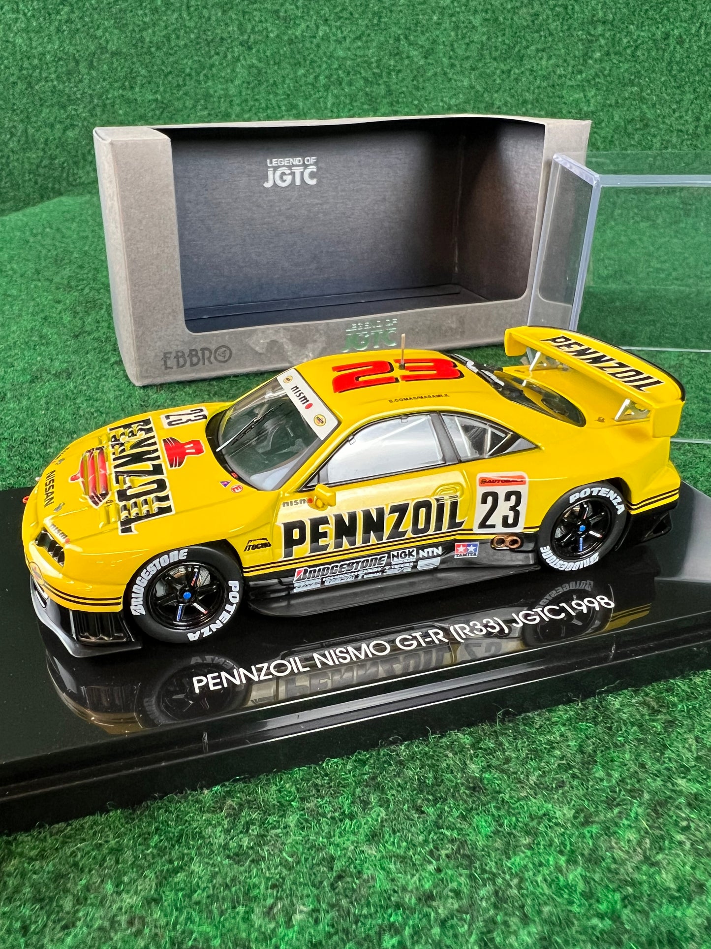 EBBRO Legends of JGTC - 1998 Pennzoil Nissan Skyline R33 GTR 1/43 Diecast