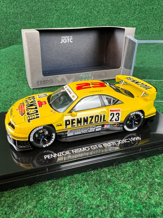 EBBRO Legends of JGTC - 1998 Pennzoil Nissan Skyline R33 GTR 1/43 Diecast