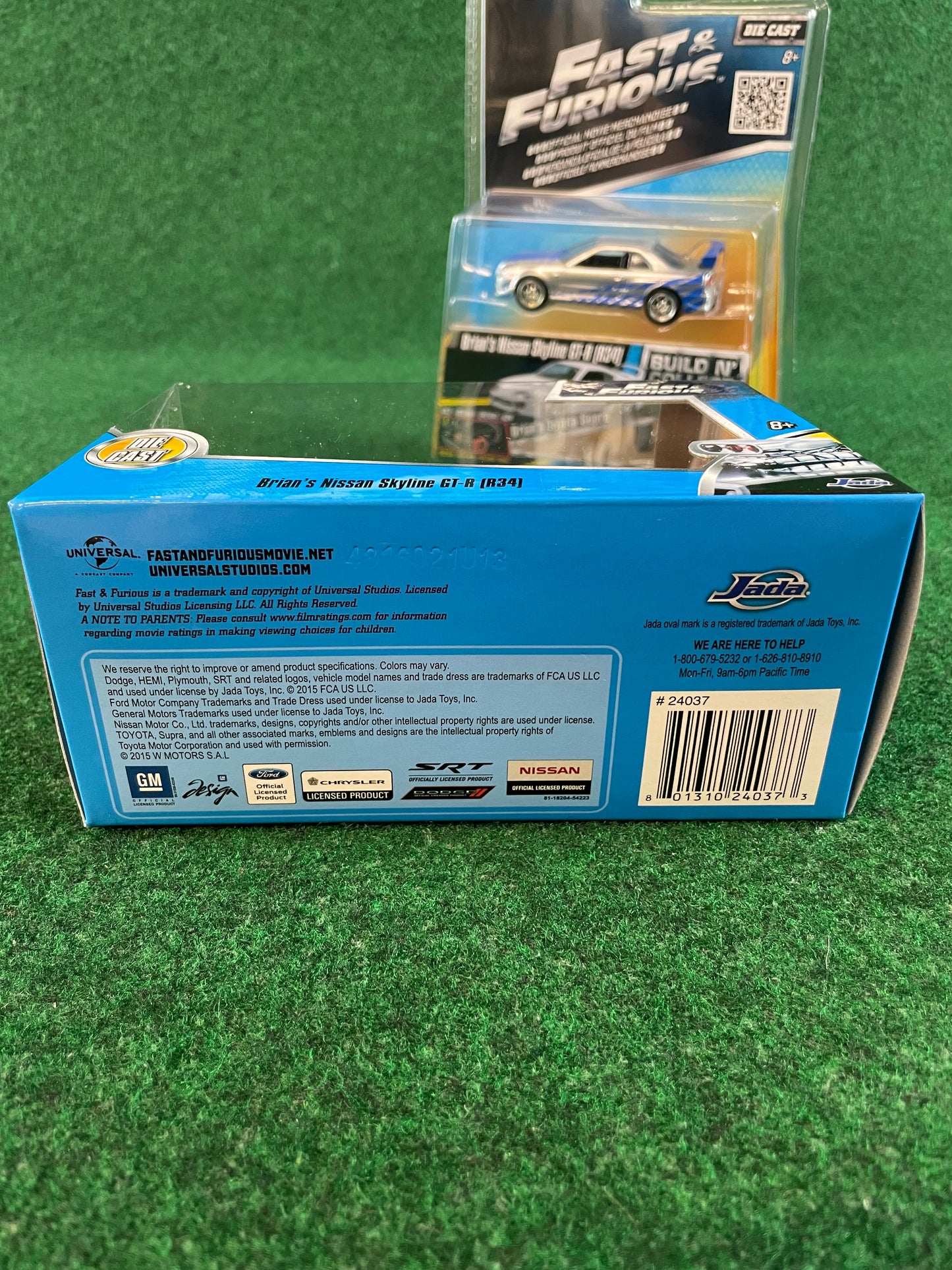 Jada Toys - Fast and Furious Nissan Skyline R34 GT-R Diecast Set