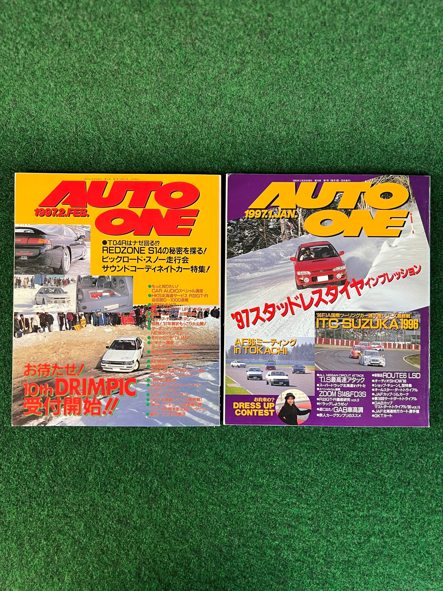 Auto One (Hokkaido) Magazine January & February 1997 Set