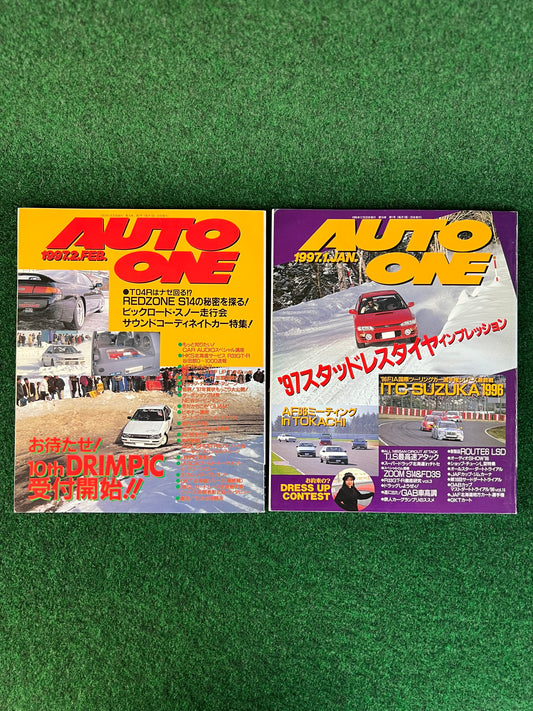 Auto One (Hokkaido) Magazine January & February 1997 Set