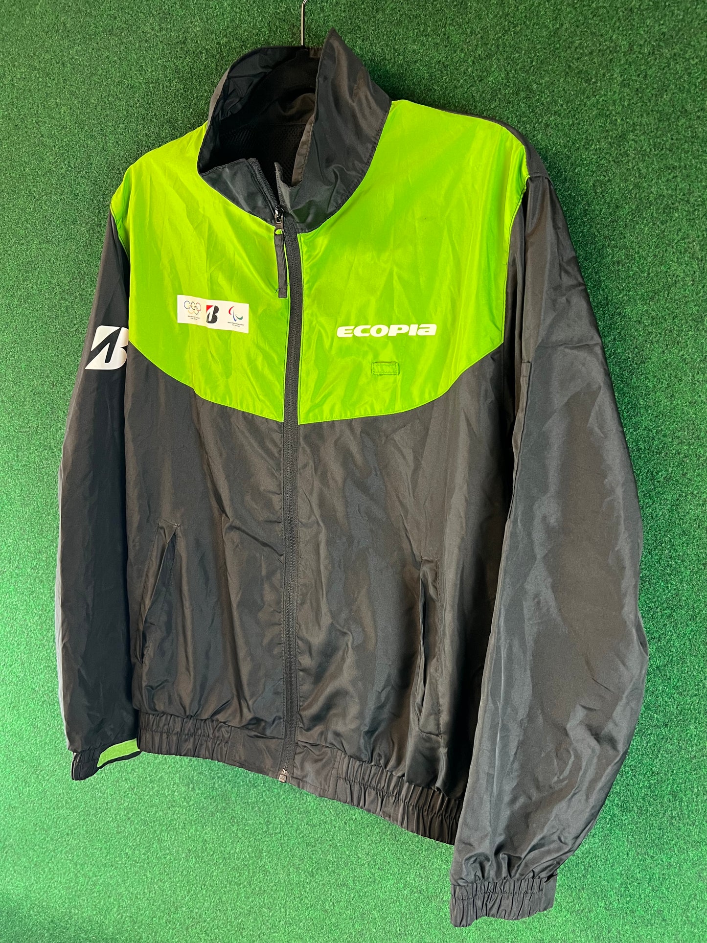 Bridgestone Ecopia - Black/Green Windbreaker Jacket (L)