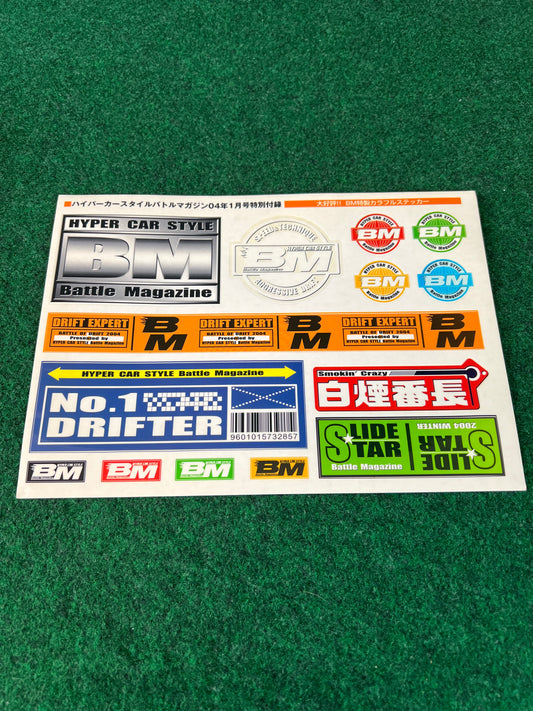 Battle Magazine - (January 2004) Sticker Sheet