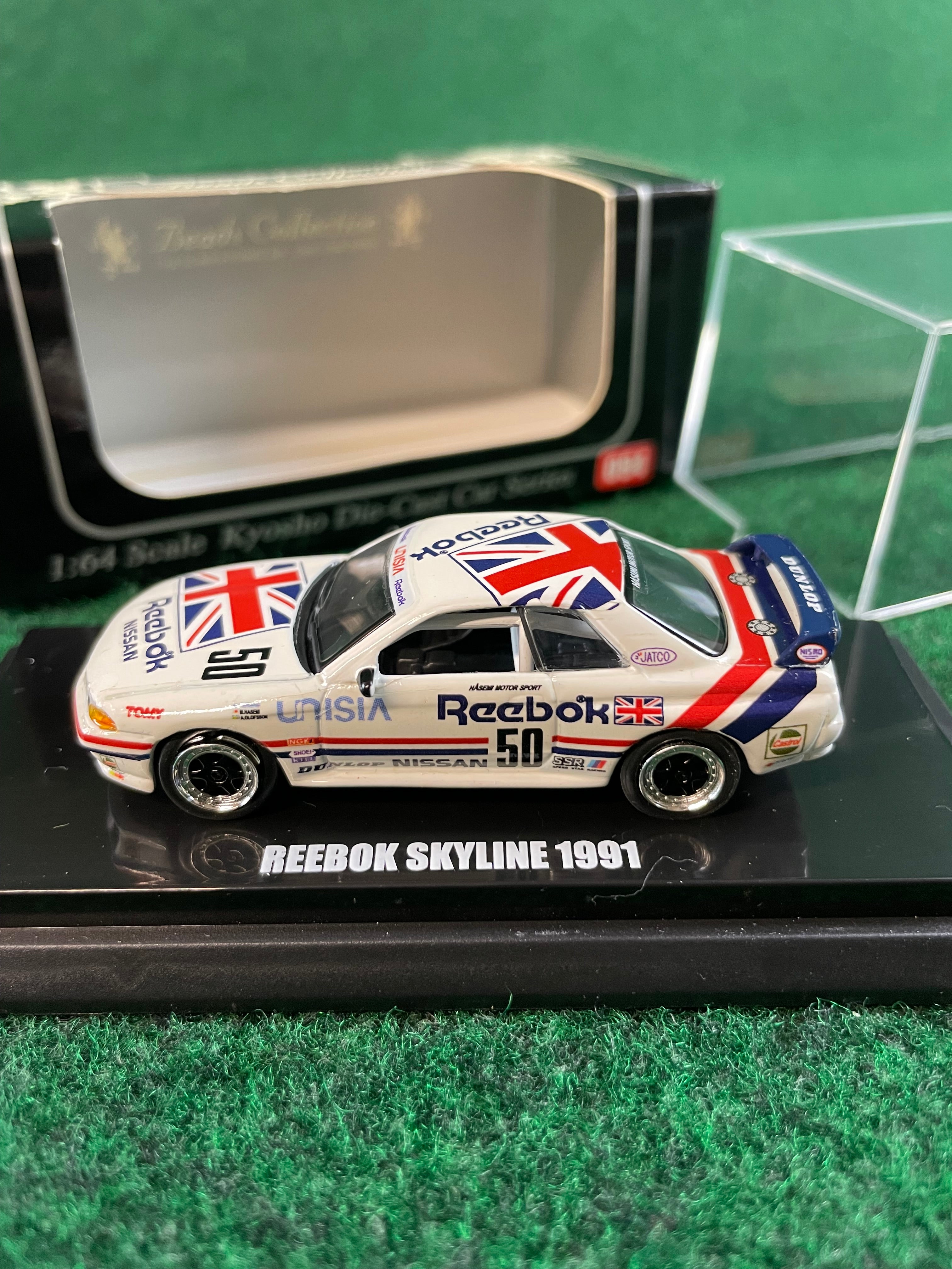 KYOSHO - Beads Collection 1990 & 1991 Reebok Nissan Skyline R32 GT