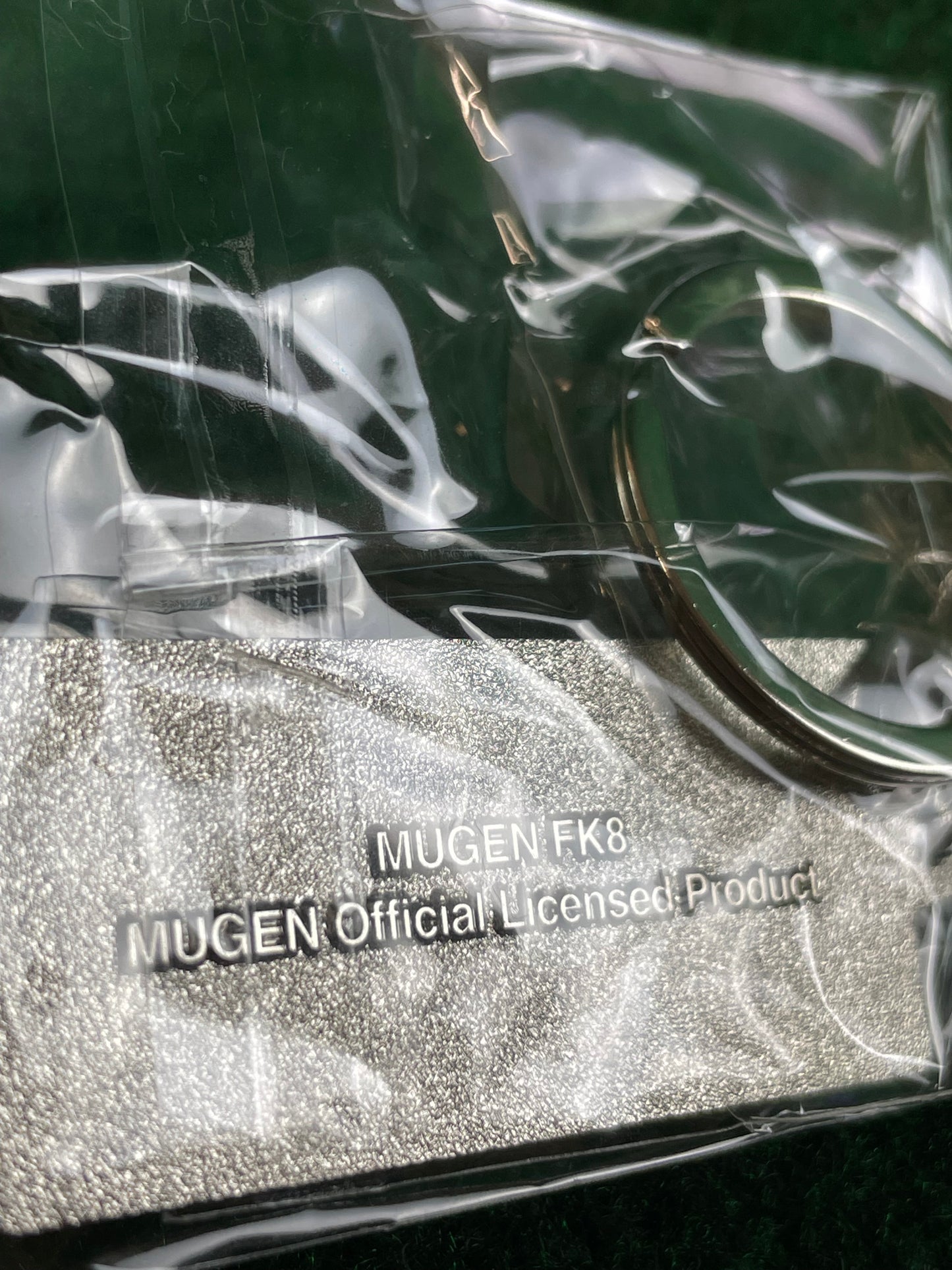 TC Juurokuhoi Vending Machine - Honda Civic Type R FK8 MUGEN Metal Logo Keychain