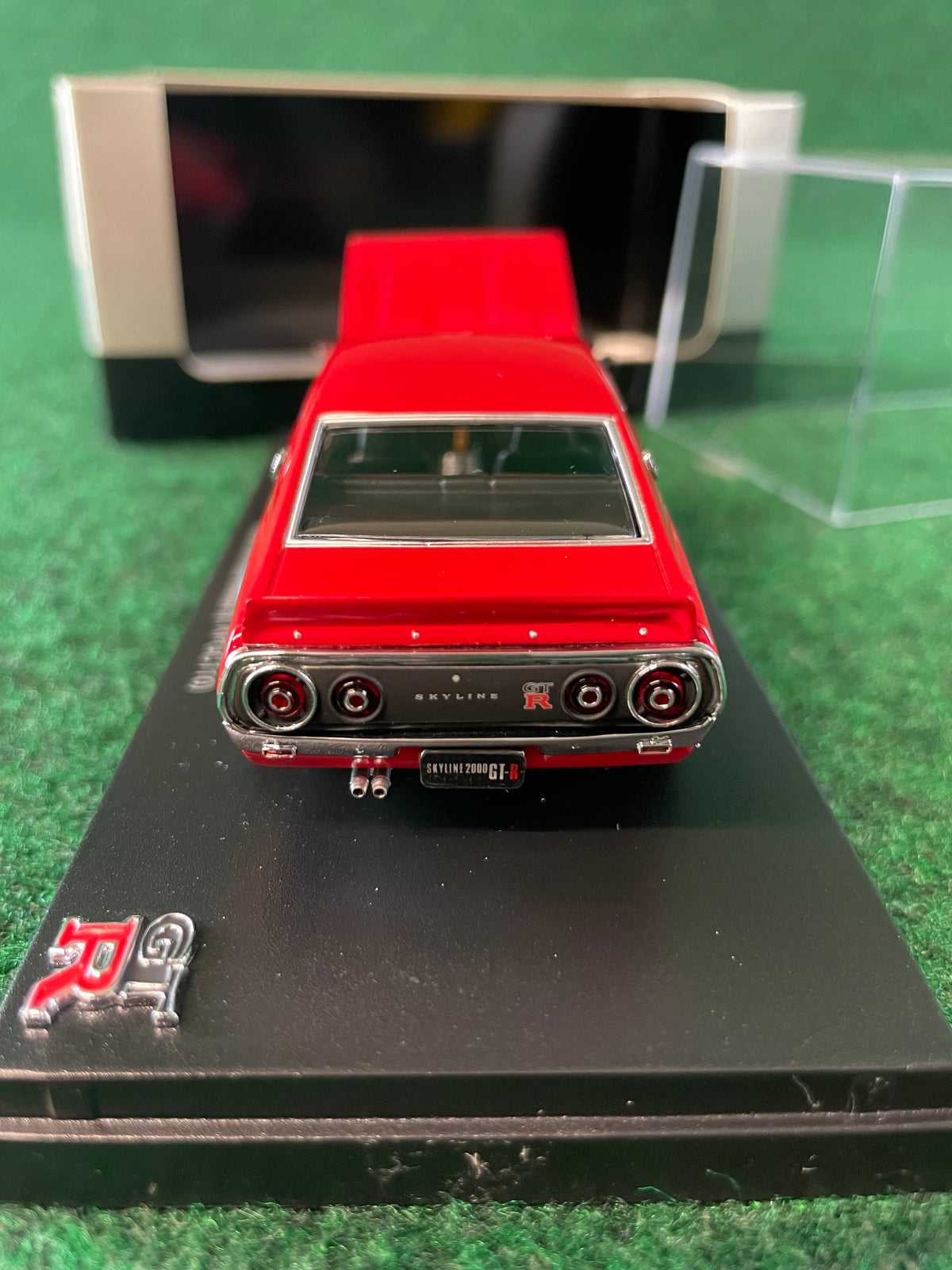 KYOSHO - Nissan Skyline Ken Mary GT-R KPGC110 Wide Wheel Version (Red) 1/43 Scale Diecast