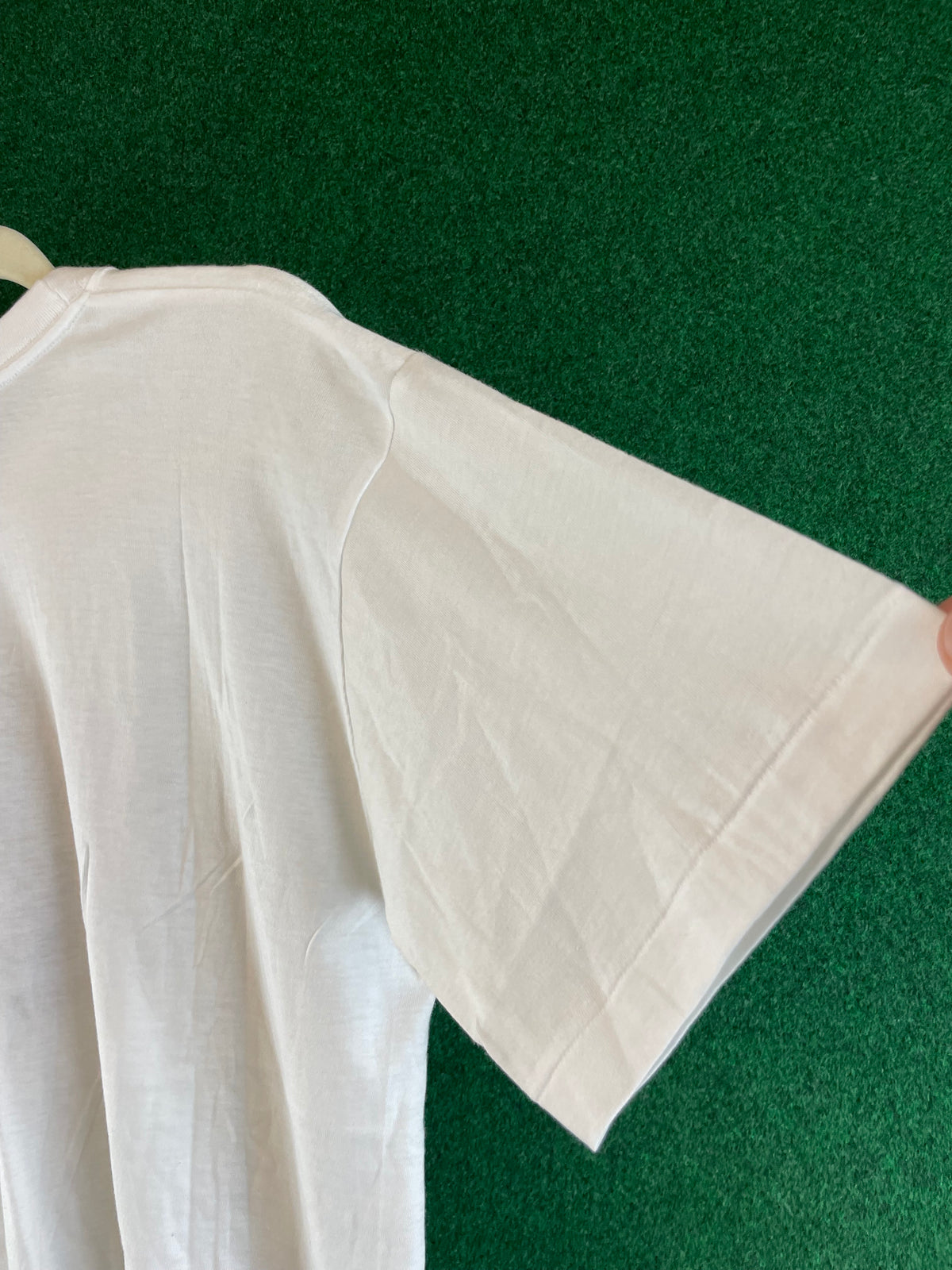 Maze Circuit - Vintage Logo White T-Shirt (L)