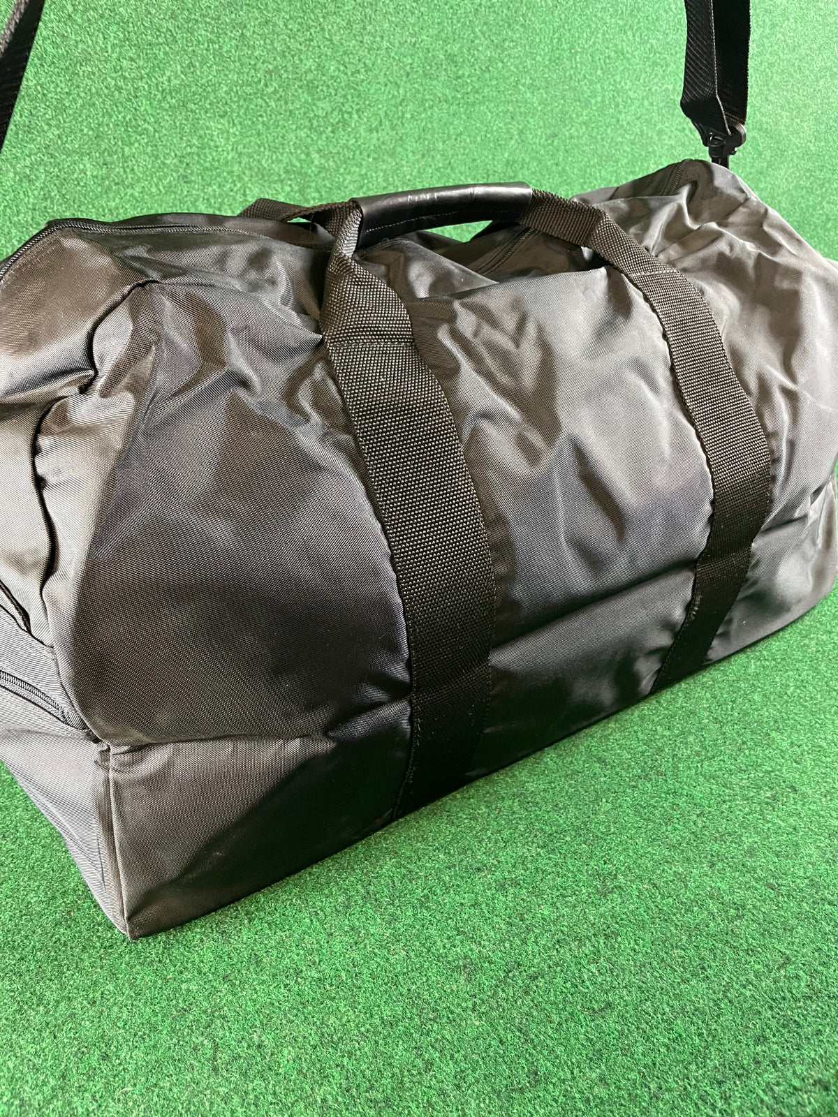 Party Race - Mazda Roadster Large Black Weather resistant Duffle Bag