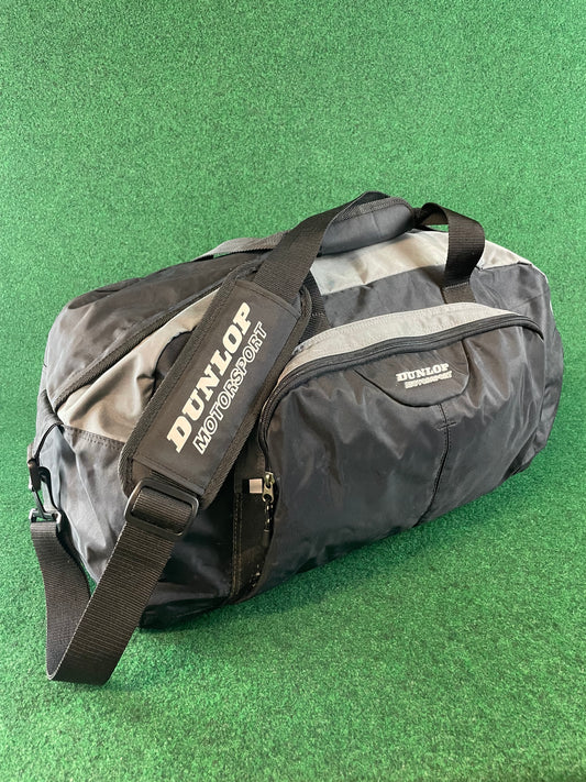 DUNLOP Motorsport - Black & Grey Duffel Travel Bag