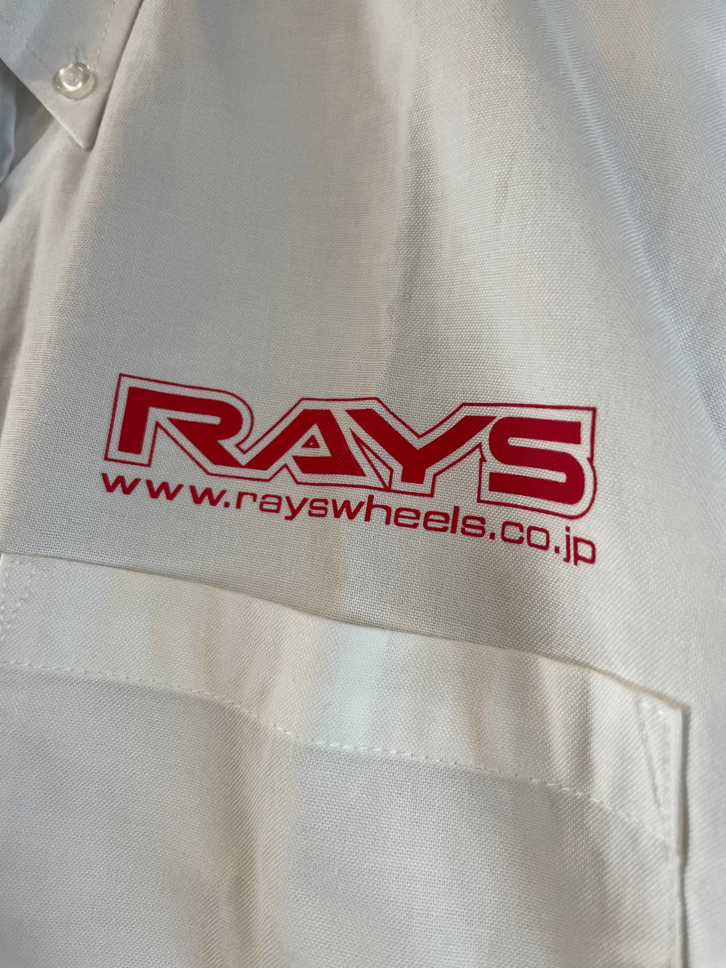 RAYS WHEELS - Team Sebring Racing Team  Button down Short Sleeve Pit Shirt