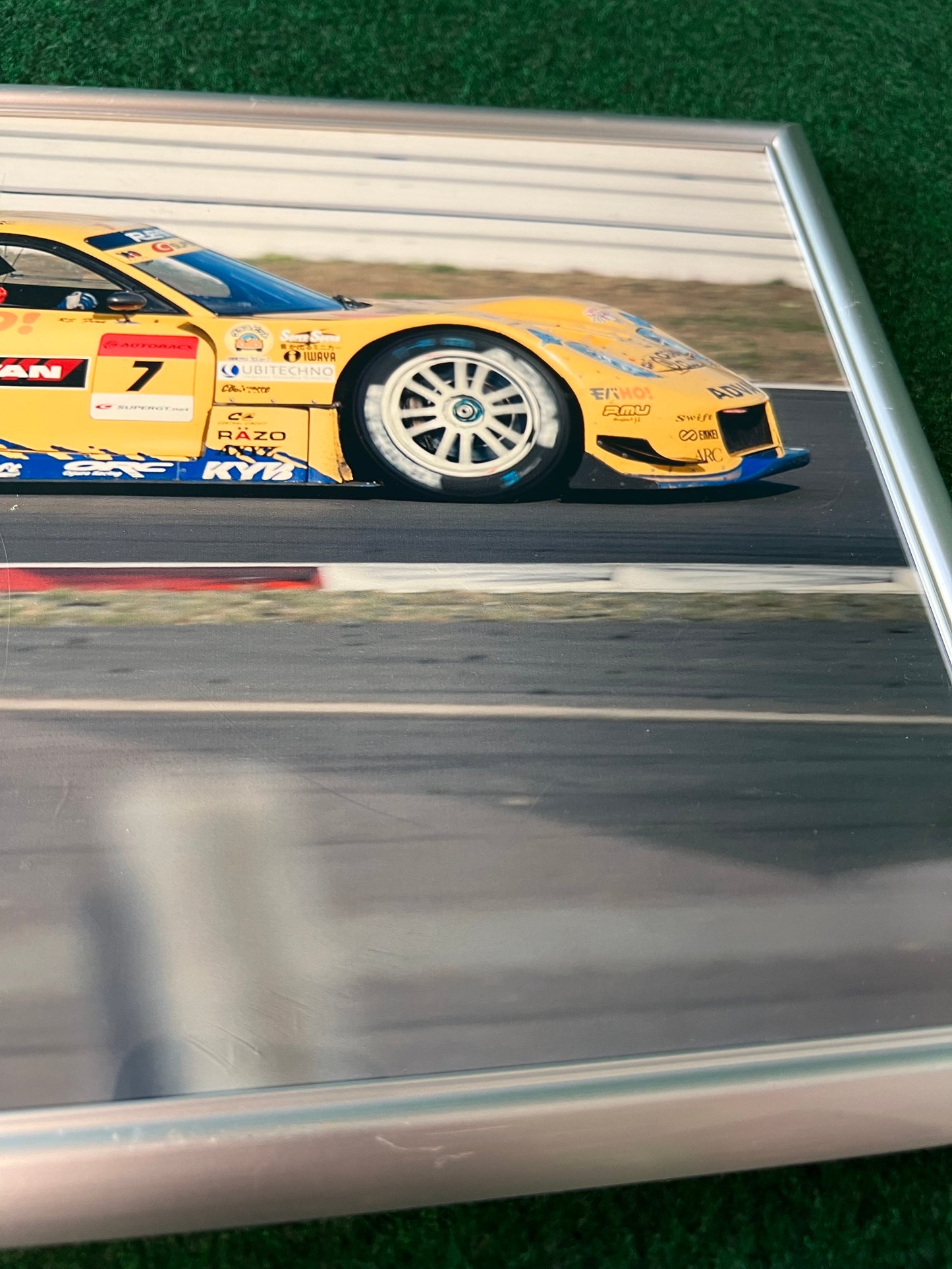 RE Amemiya 2007 Mazda RX-7 SUPER GT - Framed Autographed Photograph