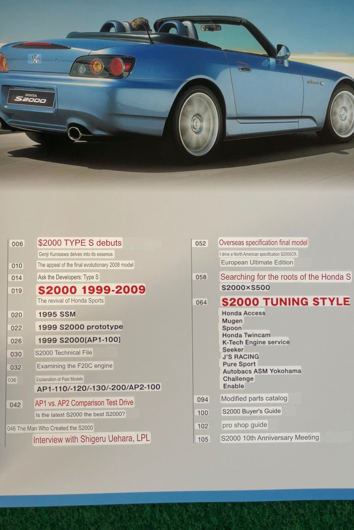 Legendary J’s Honda S2000 Tribute & Review Magazine