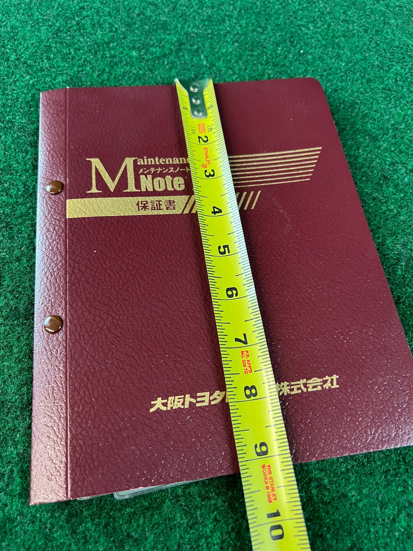 Osaka Toyota - Japanese Dealership Document Folder Case