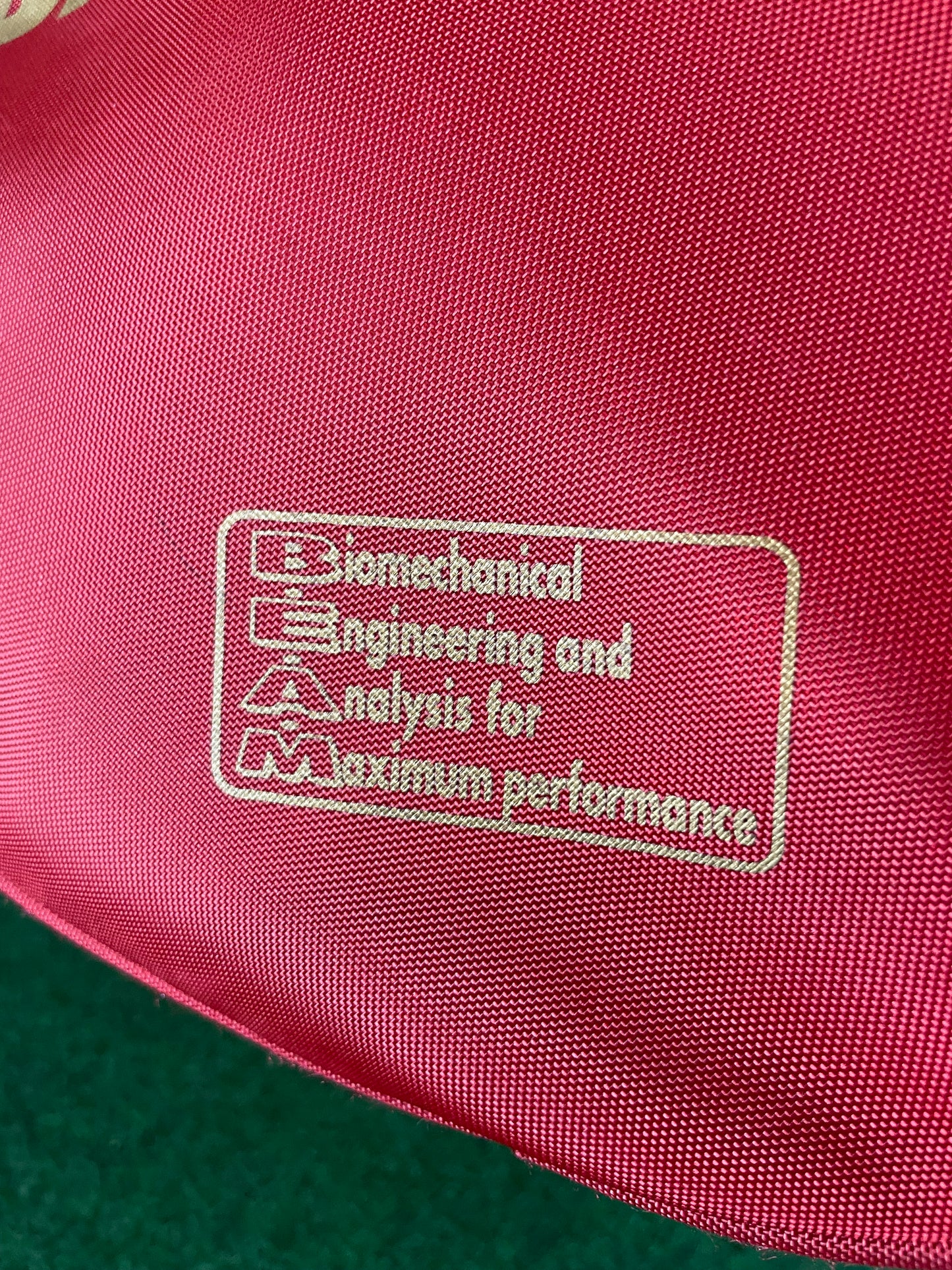 BRIDGESTONE - BEAM Vintage Burgundy w/ Gold Lettering Red Duffle Bag