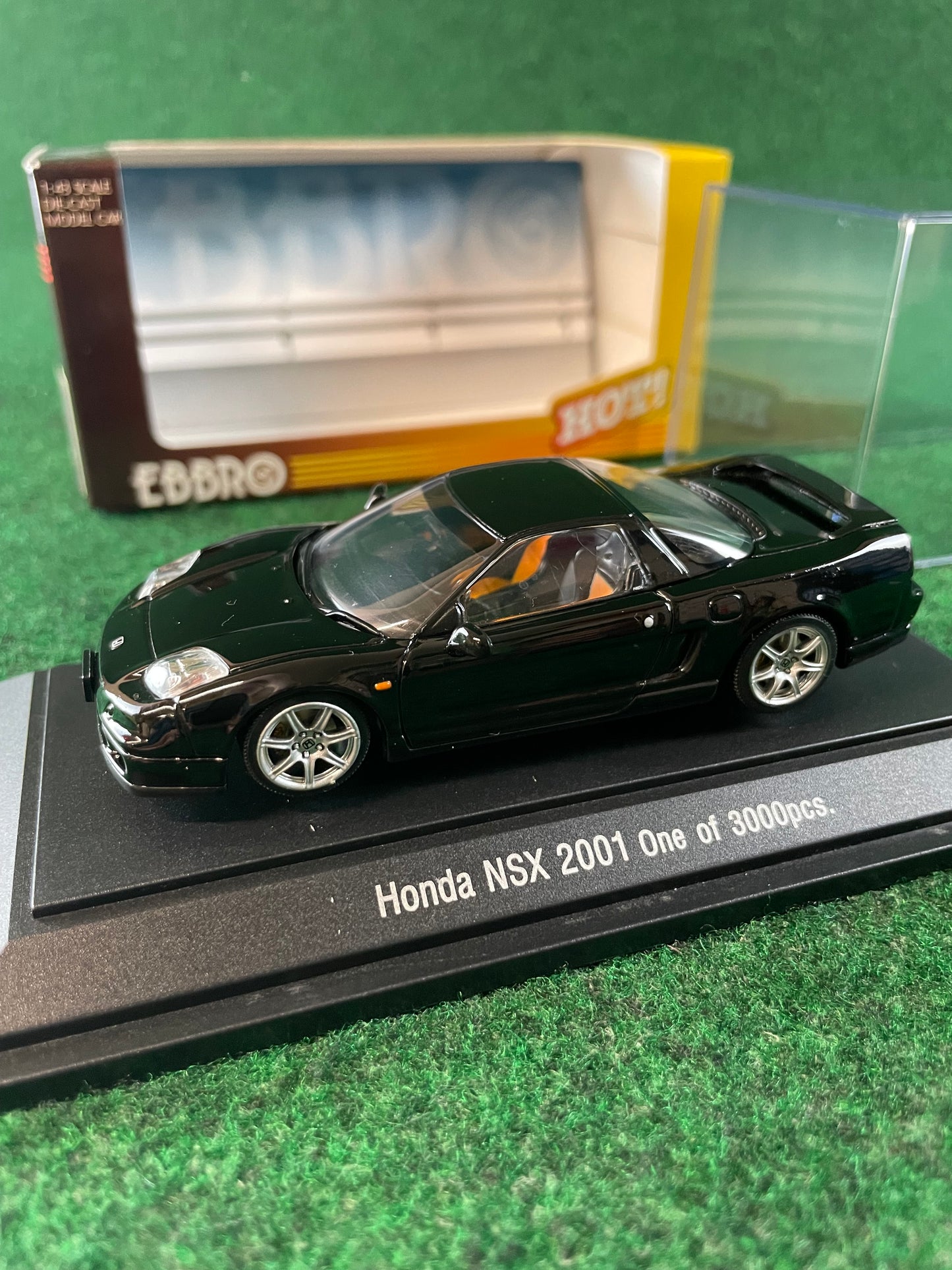 EBBRO HOT - 2001 Honda NSX Type S Black 1/43 Scale Diecast