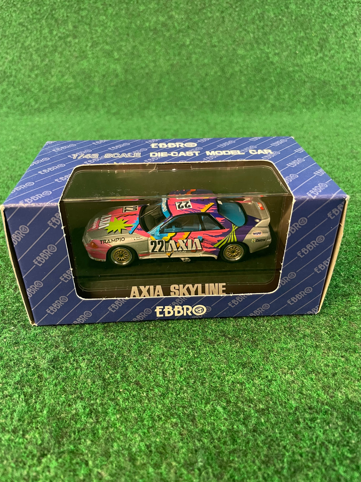EBBRO Nissan Skyline R32 GTR AXIA Group A Racecar 1/43 Diecast