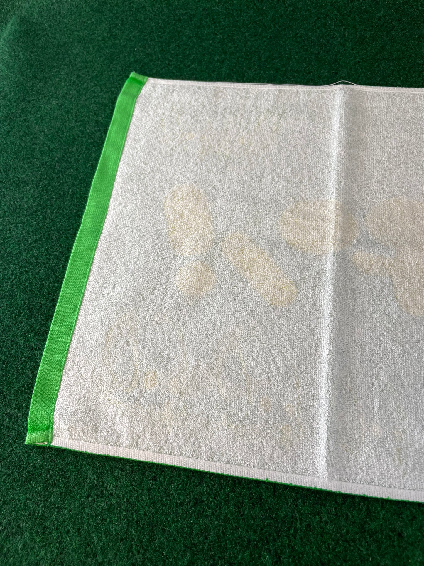 URAS Autographed Green & Yellow Towel