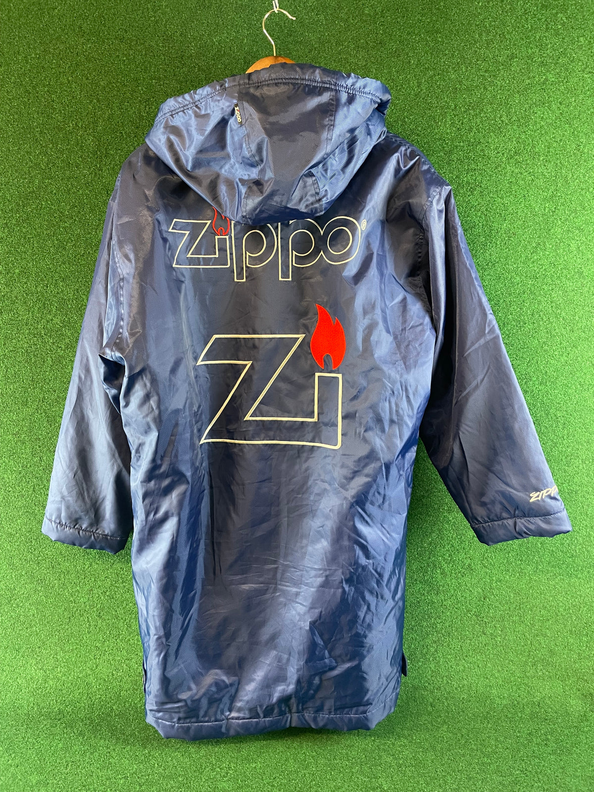 Zippo - Navy Blue & Red Insulated Bench Coat