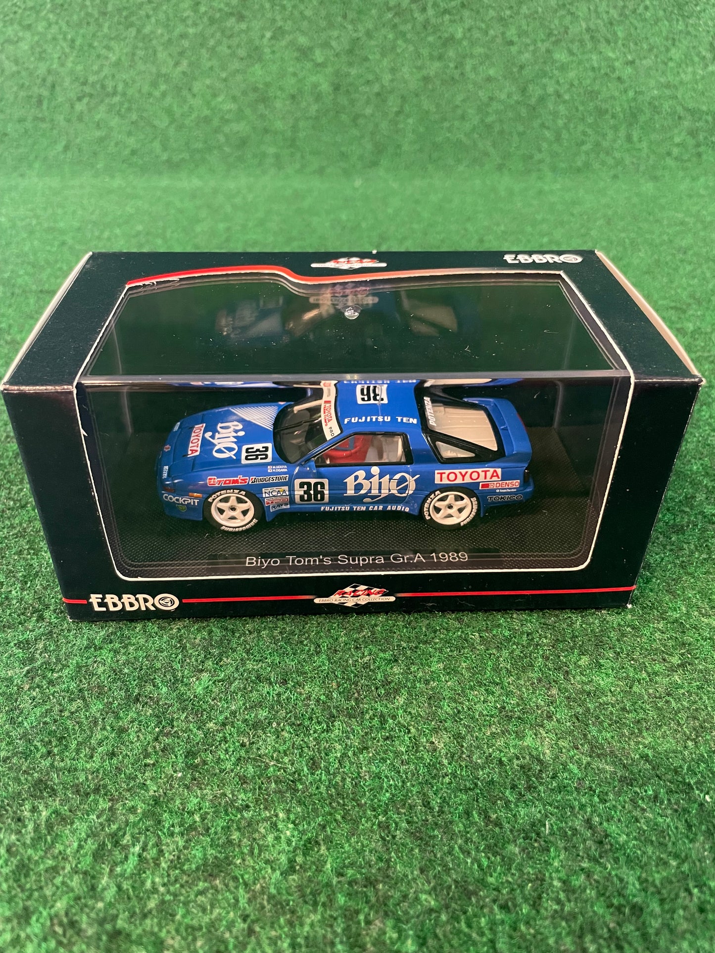 EBBRO - 1989 Bijo Tom’s Toyota Supra Gr. A No.36 1/43 Scale Diecast