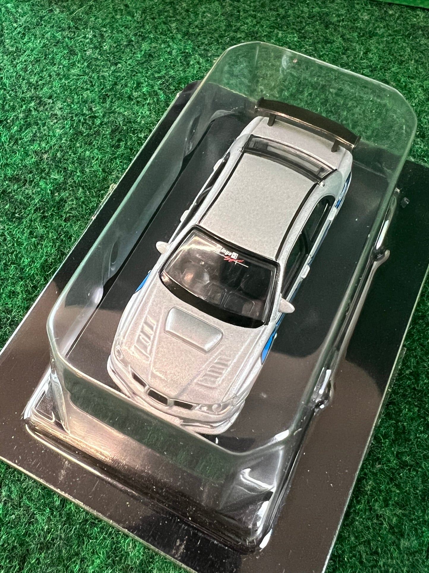 Aoshima - Option ings GDB Subaru WRX (Silver) 1/64 Scale Diecast Car