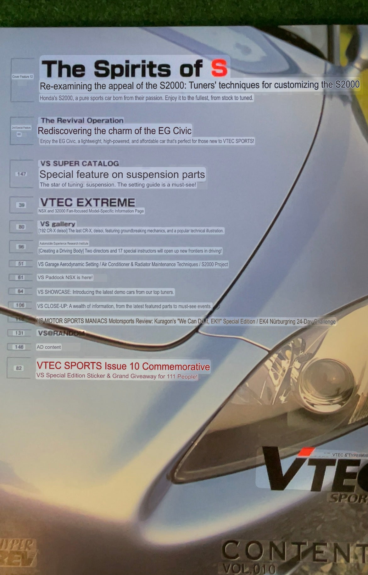 VTEC SPORTS Magazine - Vol. 010
