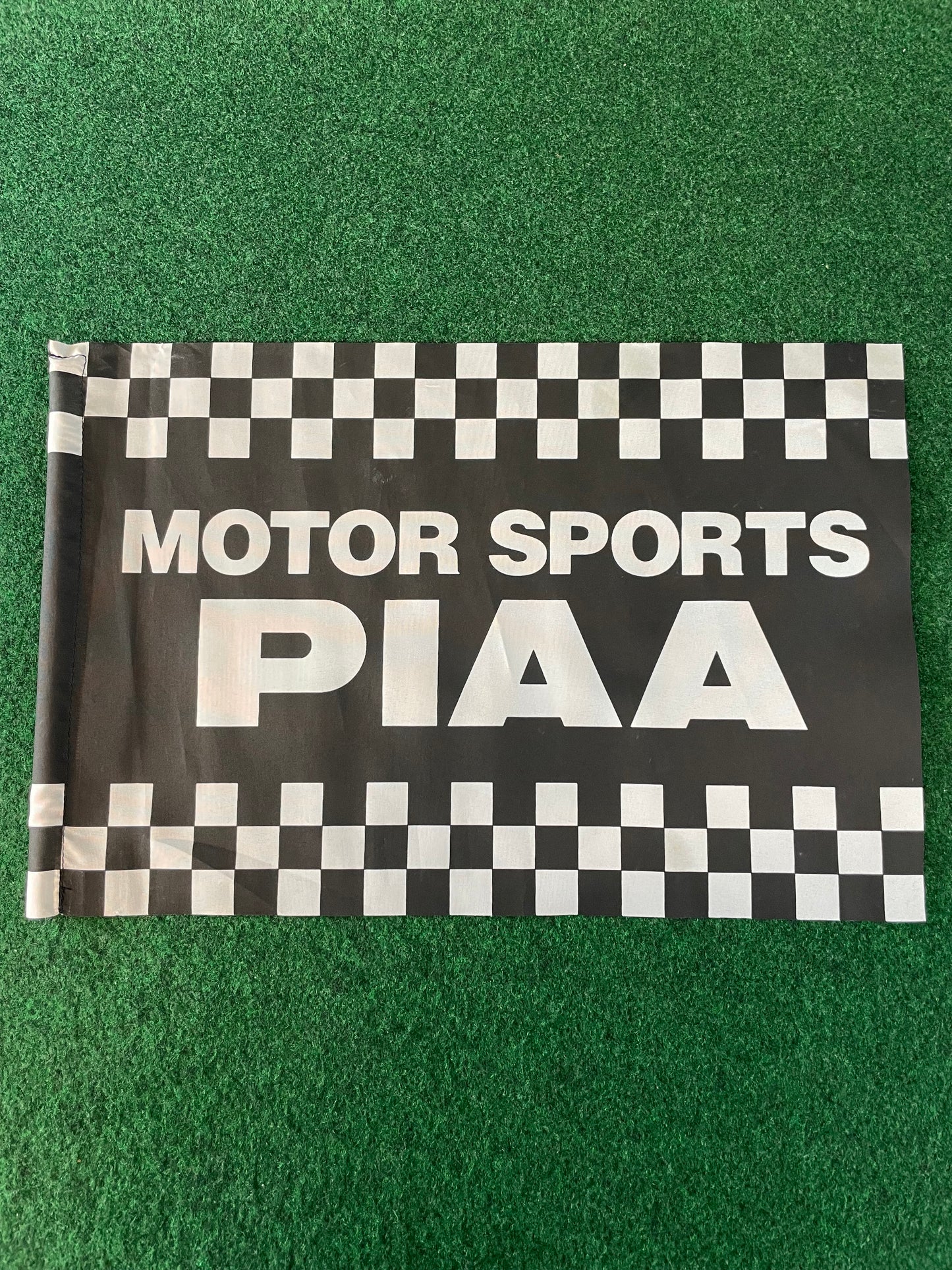 PIAA Motor Sports Racing Team Vintage Cheering Race Fan Flag