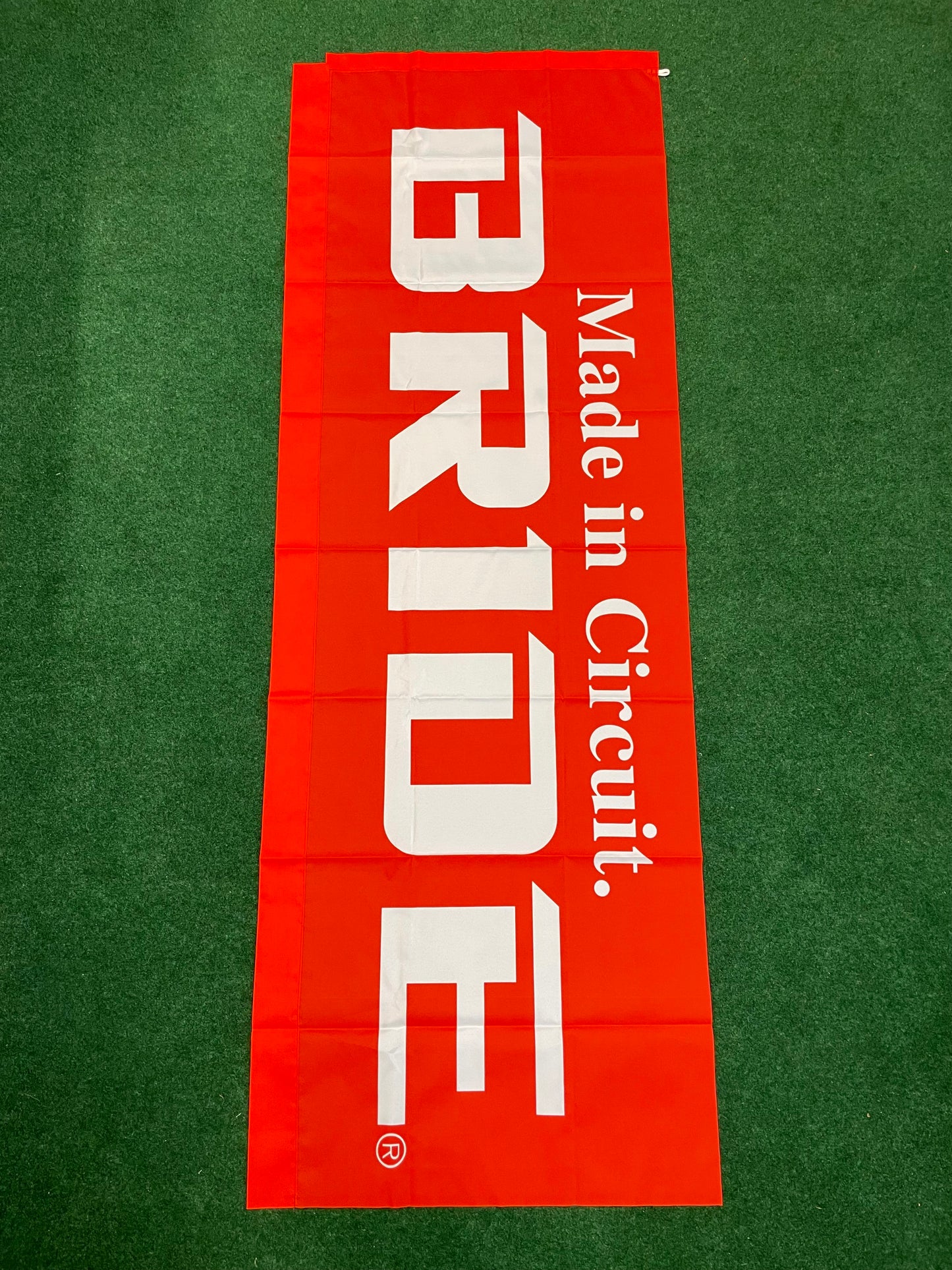 BRIDE: Made in Circuit Authentic Retail Dealer Advertising Nobori Banner
