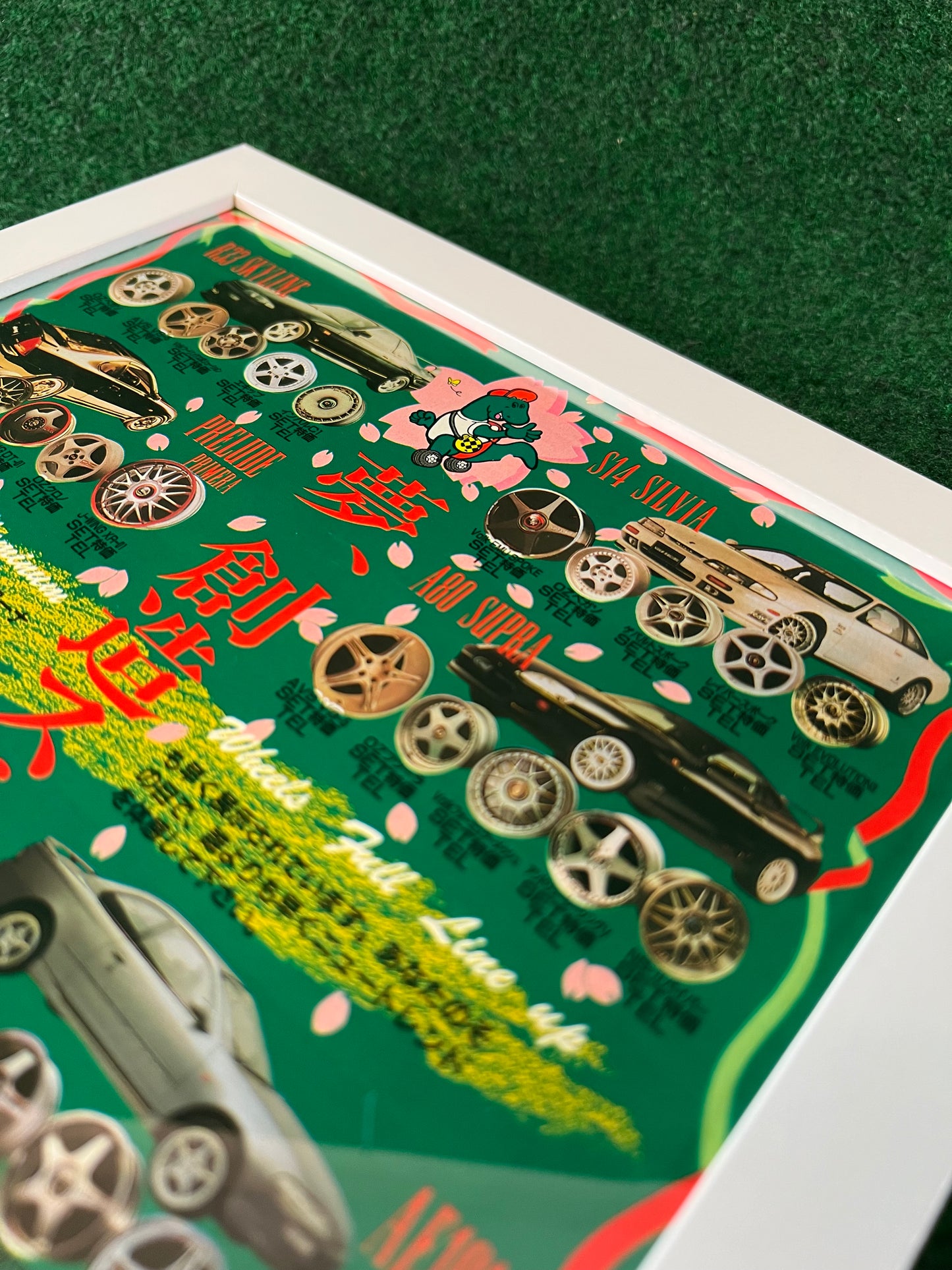 Tire Store Saitama Shed Wheels & Tires Framed Advertisement Picture (1995)