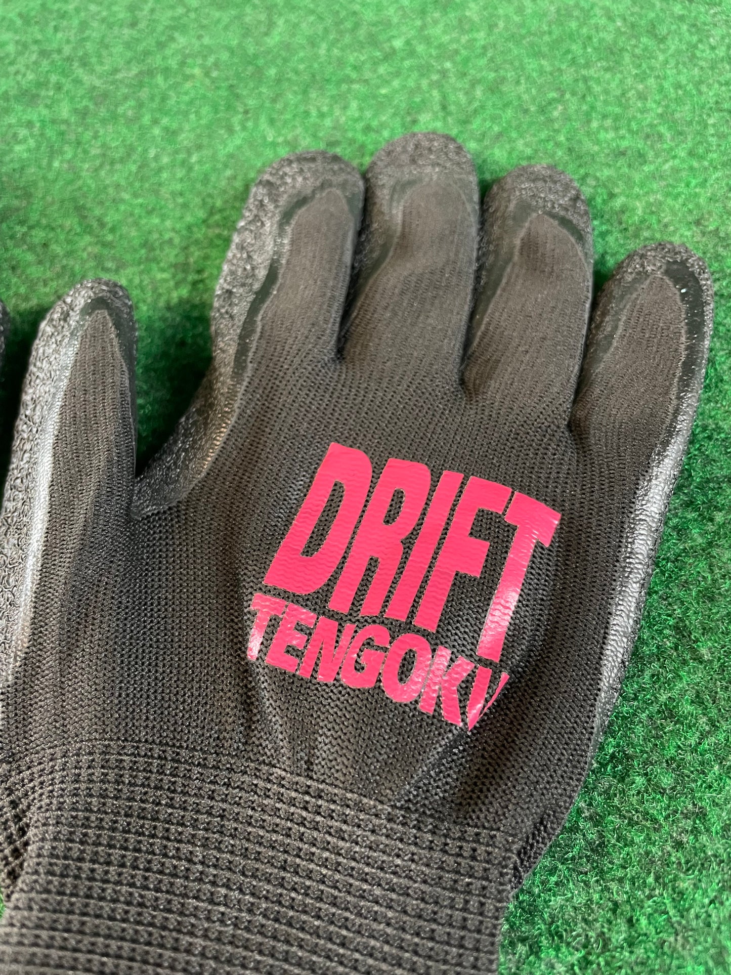 Drift Tengoku - (2) Elastic Rubber Grip Work Gloves