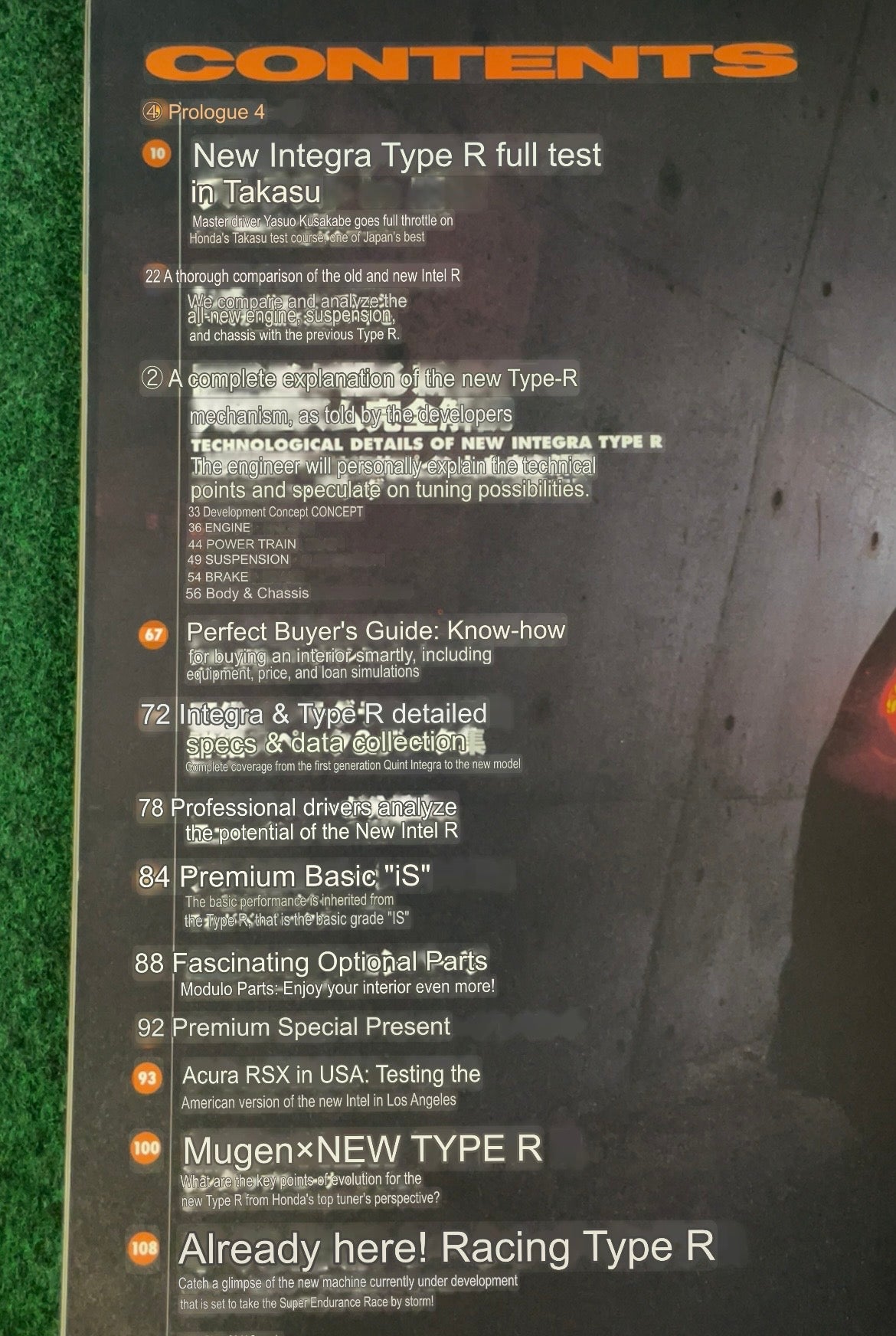 New Honda Integra Type R DC5 “Perfect Guide” Magazine