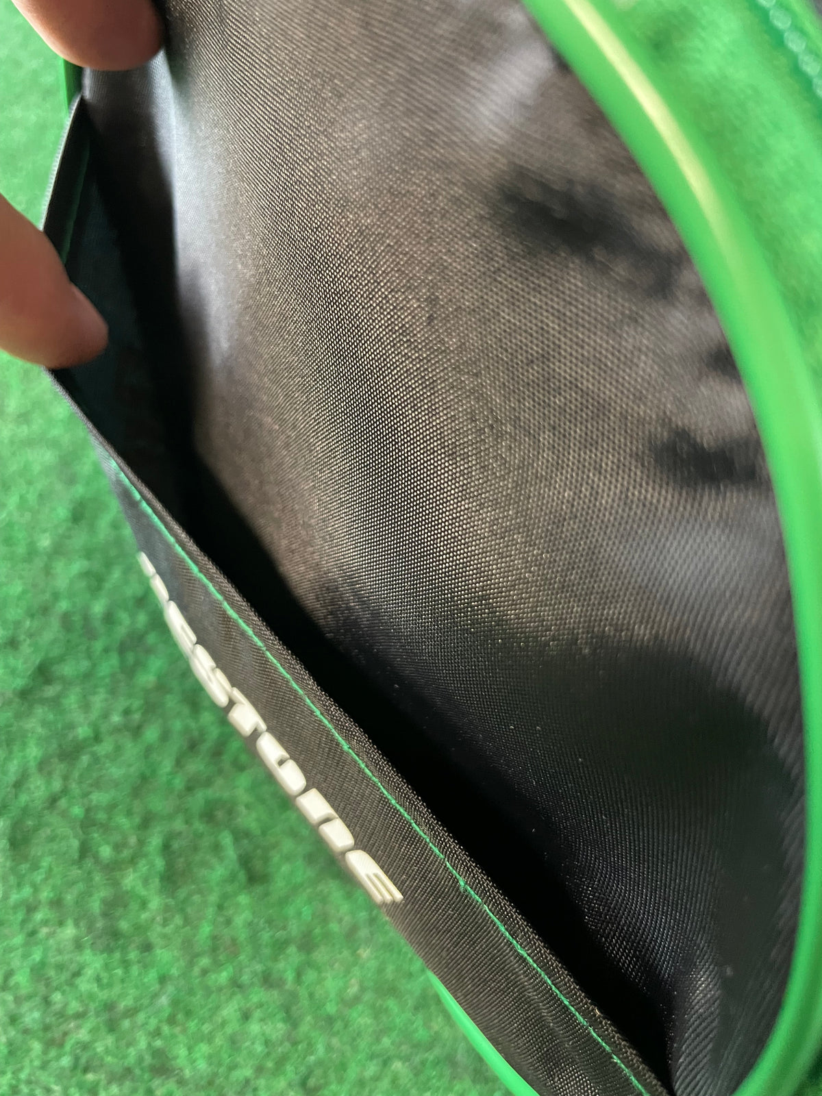 BRIDGESTONE - Black & Green Mini Collapsible Duffle Bag