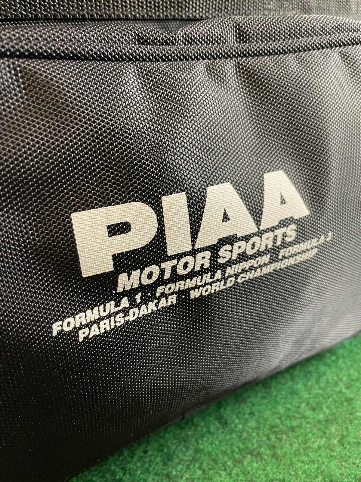 PIAA MOTOR SPORTS - Black Side Open Duffle Bag with Strap