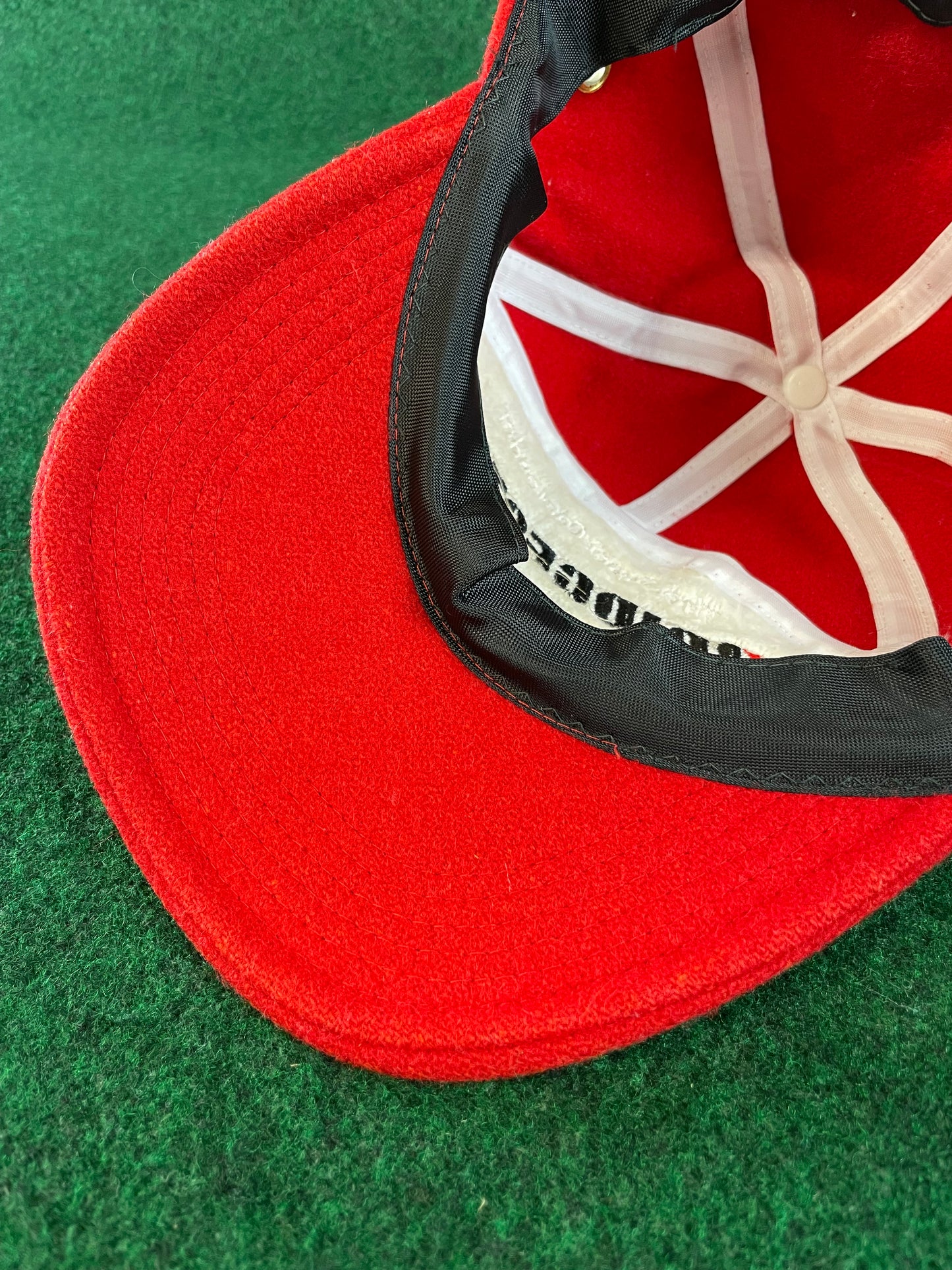 Bridgestone Motorsport - Vintage Red 7 Panel  Wool Hat