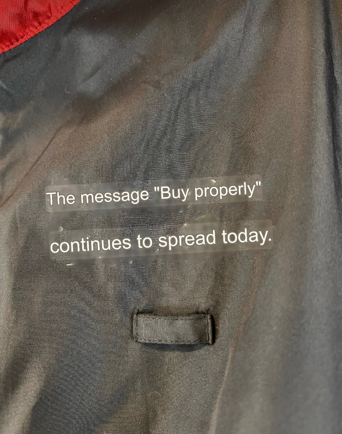 Bridgestone “Buy Properly” - Dark Blue/Red Windbreaker Jacket (L)