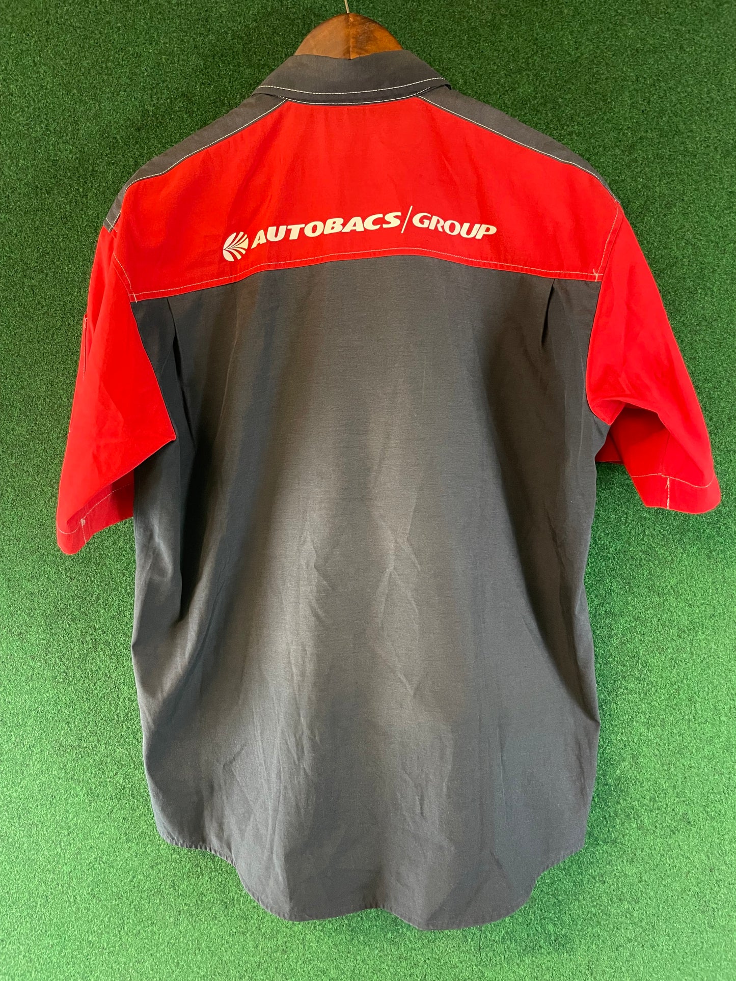 Super Autobacs - Employee Button Down Short Sleeved Shirt