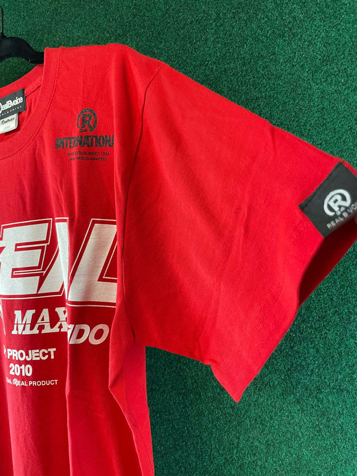 Max Orido REAL D1GP Project 2010 Red T-Shirt (L)