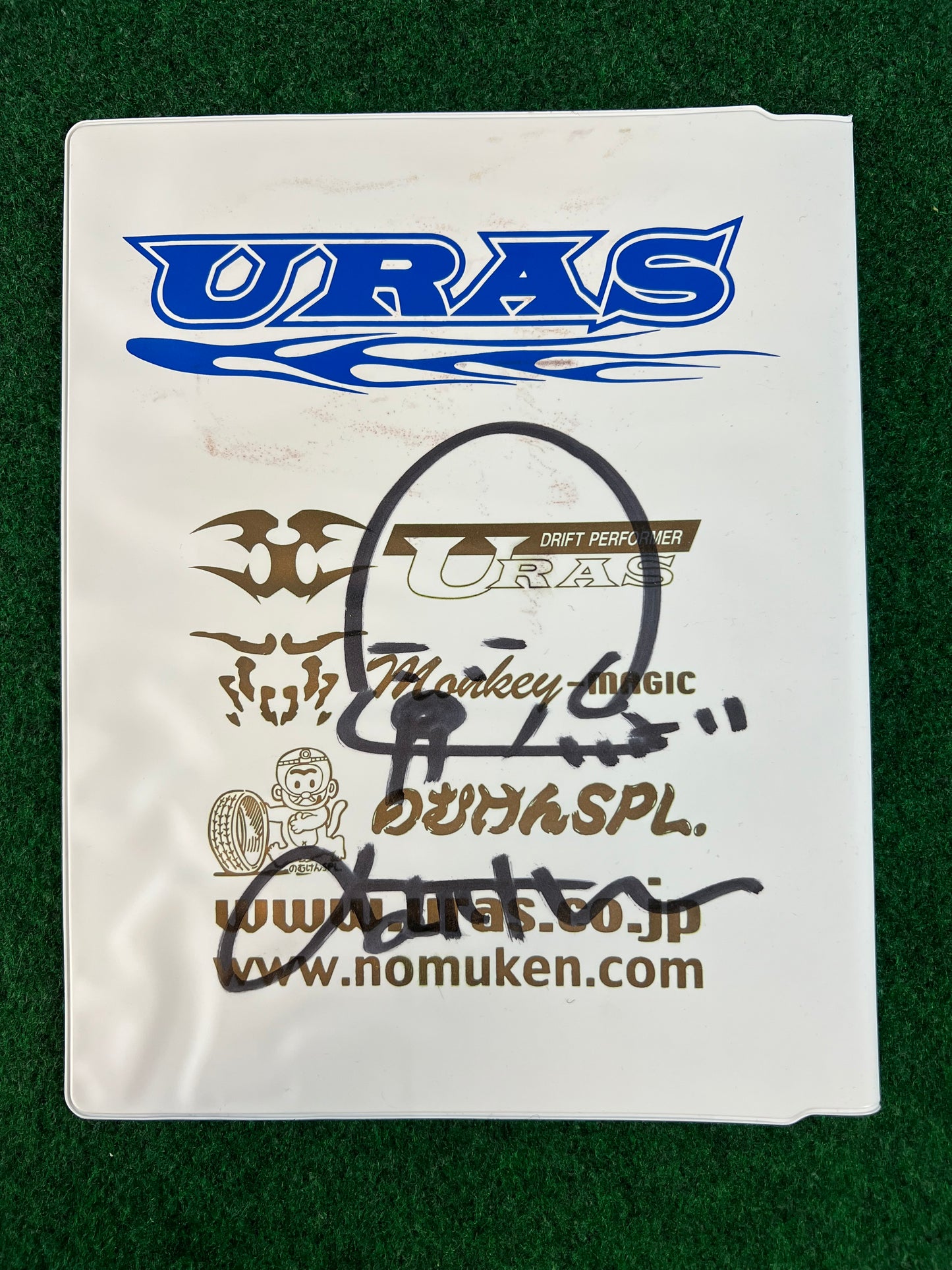 URAS - ER34 Drift Car Autographed Car Document Folder Case