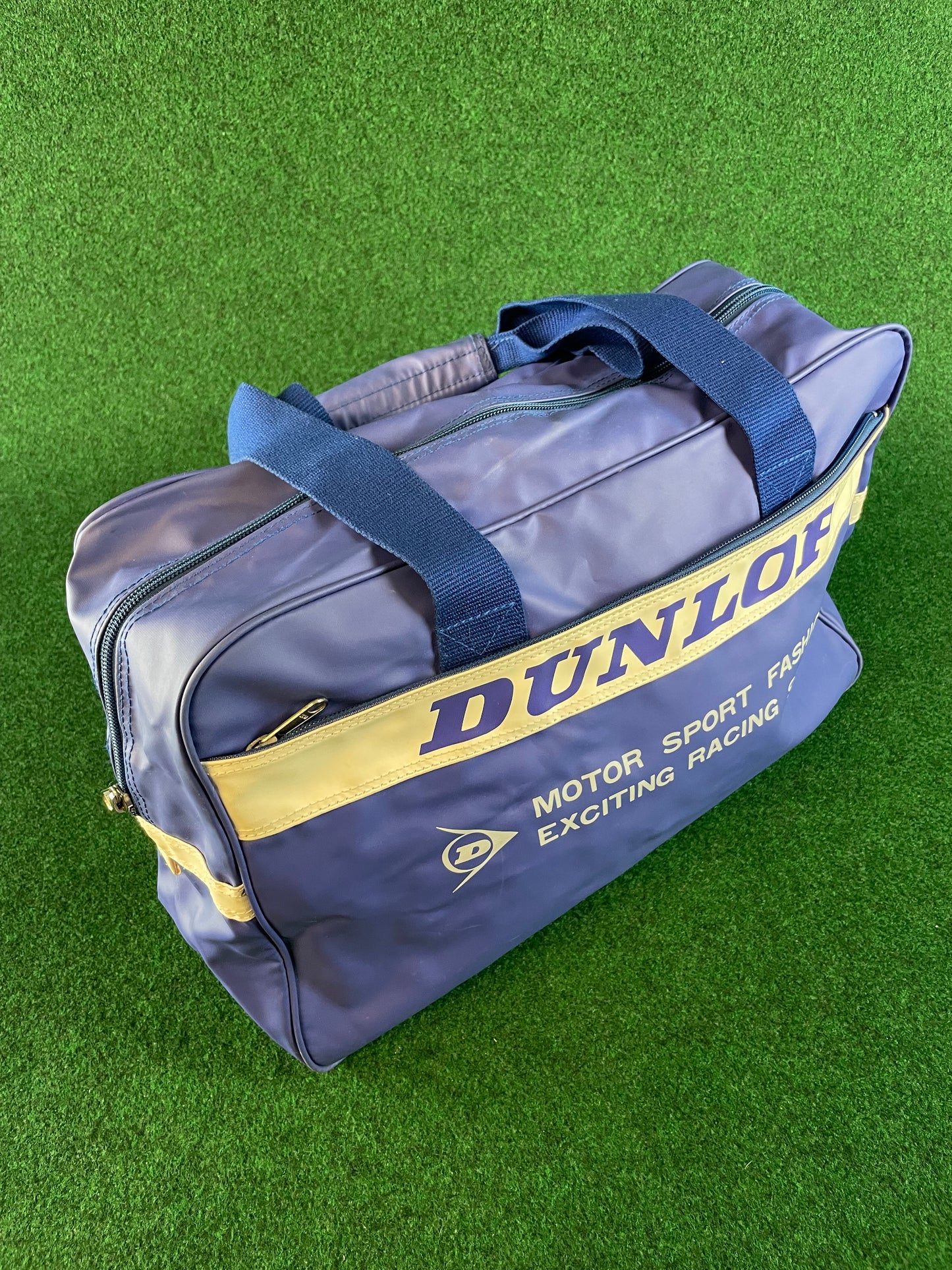 DUNLOP Motor Sport Fashion - Vintage Duffel Travel Bag