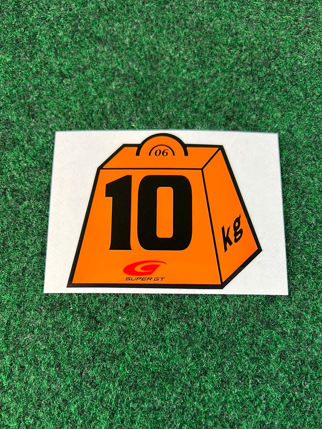 Super GT 2006 - Commemorative 10KG Weight Penalty Collectible Sticker