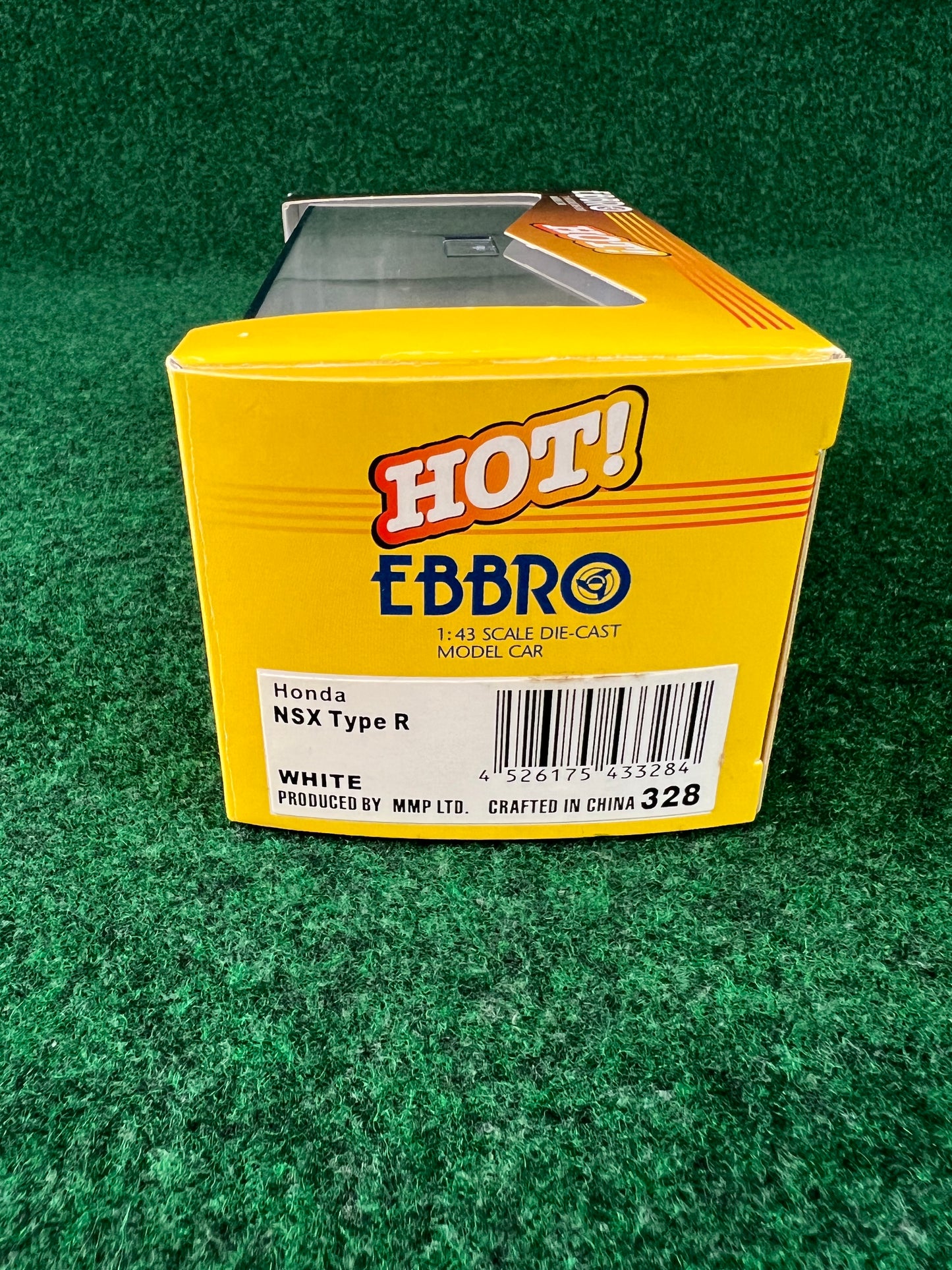 EBBRO HOT - 2001 Honda NSX Type-R White 1/43 Scale Diecast